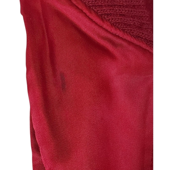 Vintage Mackintosh Wool Coat Hooded Navy Red Vest Made in USA Size 8 - Picture 11 of 11